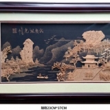 中国 古城福州コルク画 美術品 工芸品