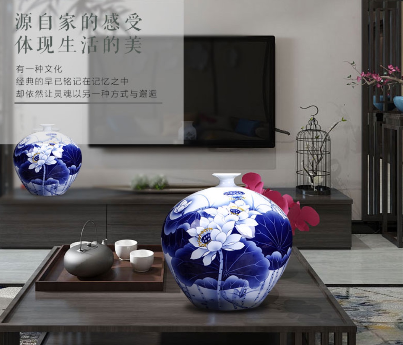 中国 景徳鎮陶磁器手塗り塗装花瓶 美術品 工芸品｜輸入マート