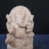 インド 「世界中で大人気のガネーシャ」 商売繁盛 学業成就 神像 仏像 彫刻 大理石 インテリア